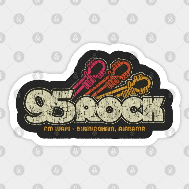 95 Rock Birmingham 1981 Sticker by JCD666